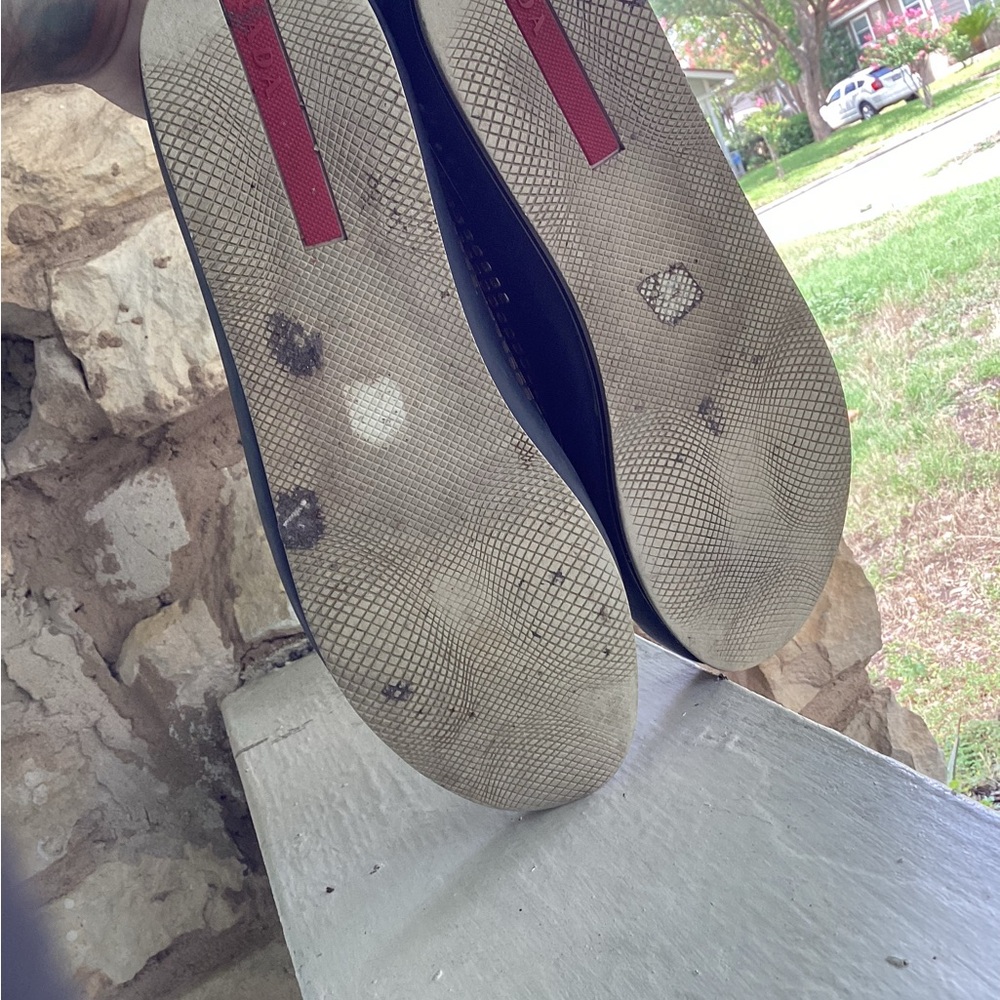 Men's Blue Prada Athletic Shoes - Picture 6 of 6